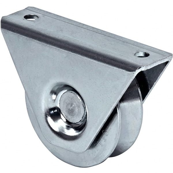 Comunello Ruota con Supporto Esterno Gola a V ART.325V- 60 Zincata - COMUNELLO